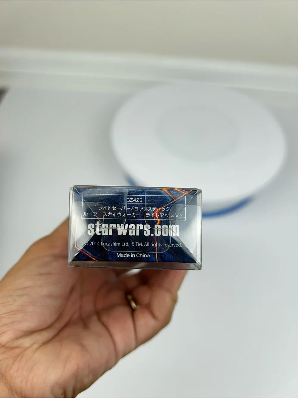 Kotobukiya Star Wars Luke Skywalker Lightsaber Chopsticks Blue LED 9.6
